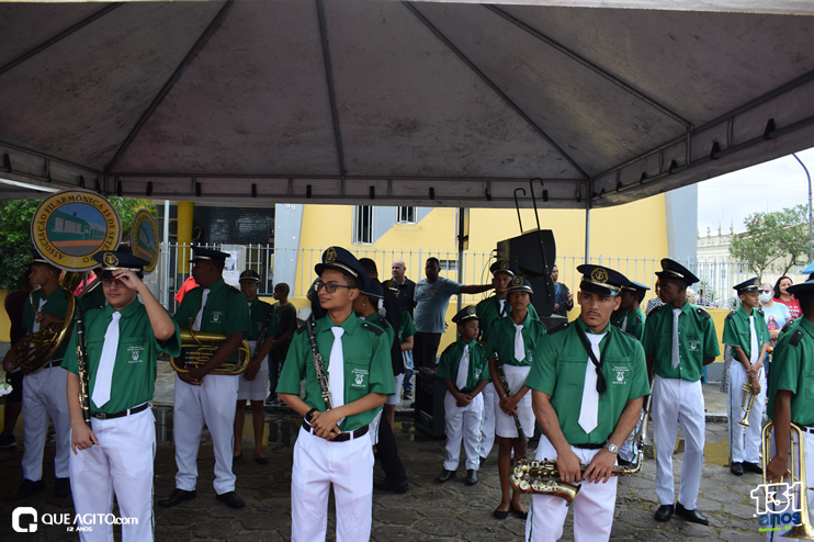 Solenidade de hasteamento de bandeira reúne lideranças para comemorar os 131 anos de emancipação política da cidade de Belmonte 50