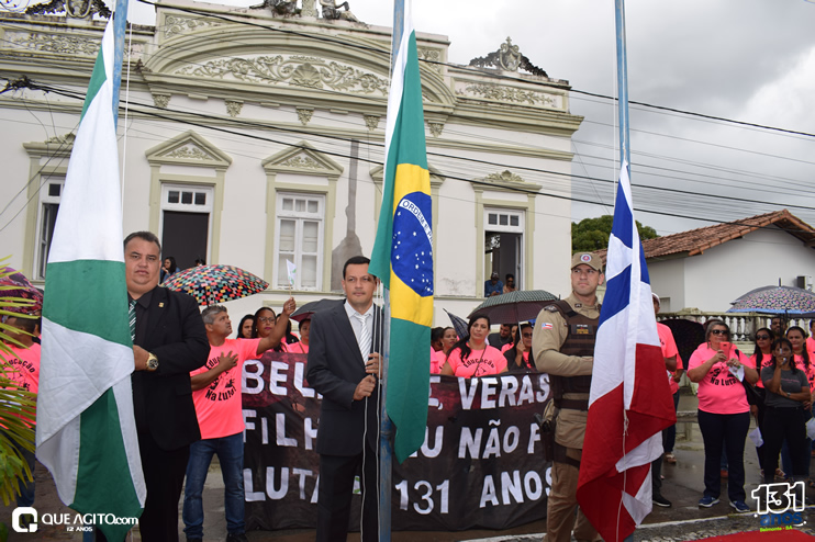 DSC_0106 Solenidade de hasteamento de bandeira reúne lideranças para comemorar os 131 anos de emancipação política da cidade de Belmonte 61