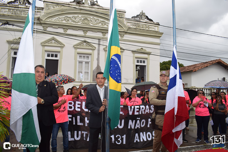 Solenidade de hasteamento de bandeira reúne lideranças para comemorar os 131 anos de emancipação política da cidade de Belmonte 80