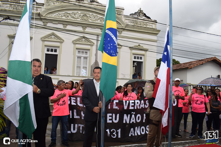 Solenidade de hasteamento de bandeira reúne lideranças para comemorar os 131 anos de emancipação política da cidade de Belmonte 82