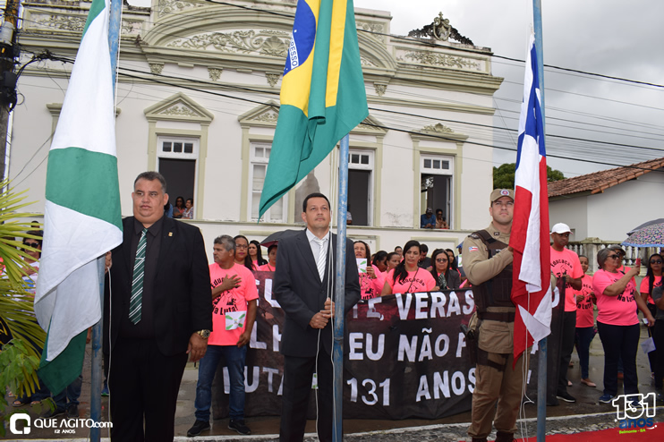 Solenidade de hasteamento de bandeira reúne lideranças para comemorar os 131 anos de emancipação política da cidade de Belmonte Solenidade de hasteamento de bandeira reúne lideranças para comemorar os 131 anos de emancipação política da cidade de Belmonte 6