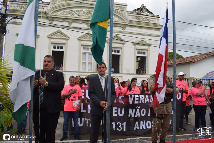 DSC_0111 Solenidade de hasteamento de bandeira reúne lideranças para comemorar os 131 anos de emancipação política da cidade de Belmonte 65