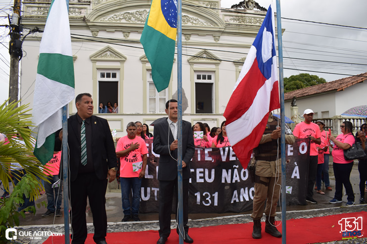 Solenidade de hasteamento de bandeira reúne lideranças para comemorar os 131 anos de emancipação política da cidade de Belmonte 85