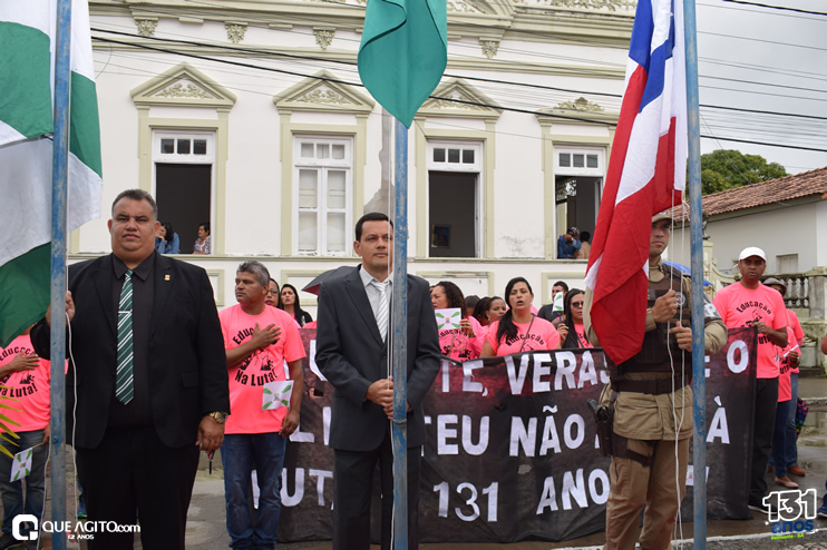Solenidade de hasteamento de bandeira reúne lideranças para comemorar os 131 anos de emancipação política da cidade de Belmonte 86
