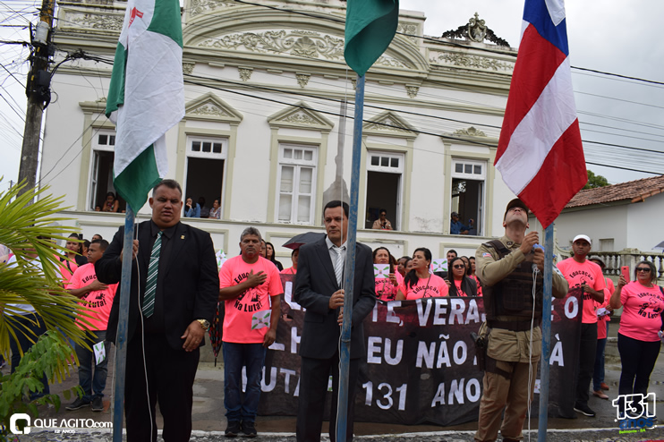 Solenidade de hasteamento de bandeira reúne lideranças para comemorar os 131 anos de emancipação política da cidade de Belmonte 87