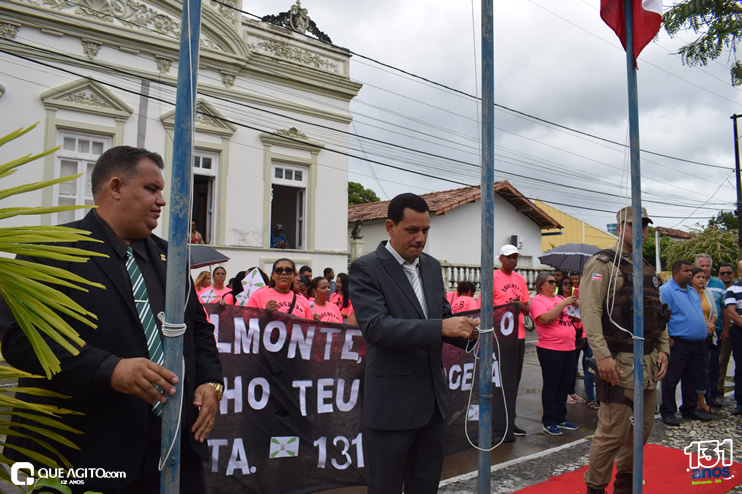 DSC_0128 Solenidade de hasteamento de bandeira reúne lideranças para comemorar os 131 anos de emancipação política da cidade de Belmonte 71