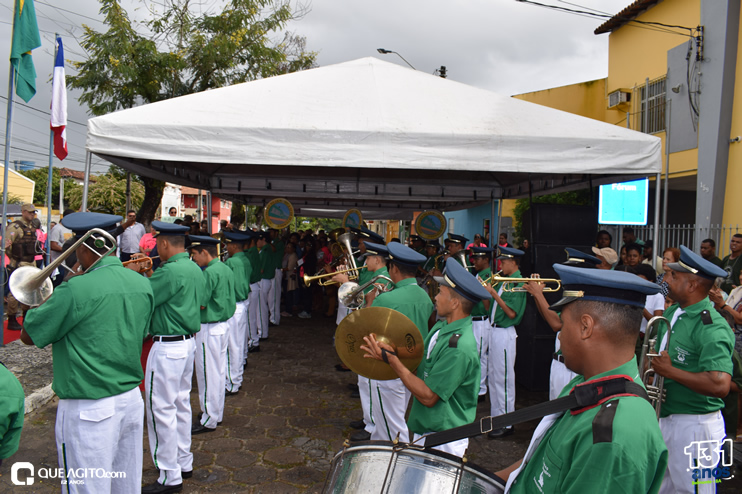 Solenidade de hasteamento de bandeira reúne lideranças para comemorar os 131 anos de emancipação política da cidade de Belmonte 95