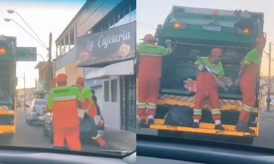 Coletor de lixo demitido por vídeo viral ganha ofertas de trabalho e doação 93