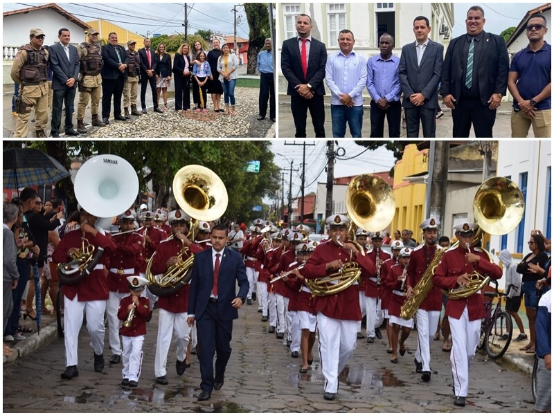 Solenidade de hasteamento de bandeira reúne lideranças para comemorar os 131 anos de emancipação política da cidade de Belmonte 25