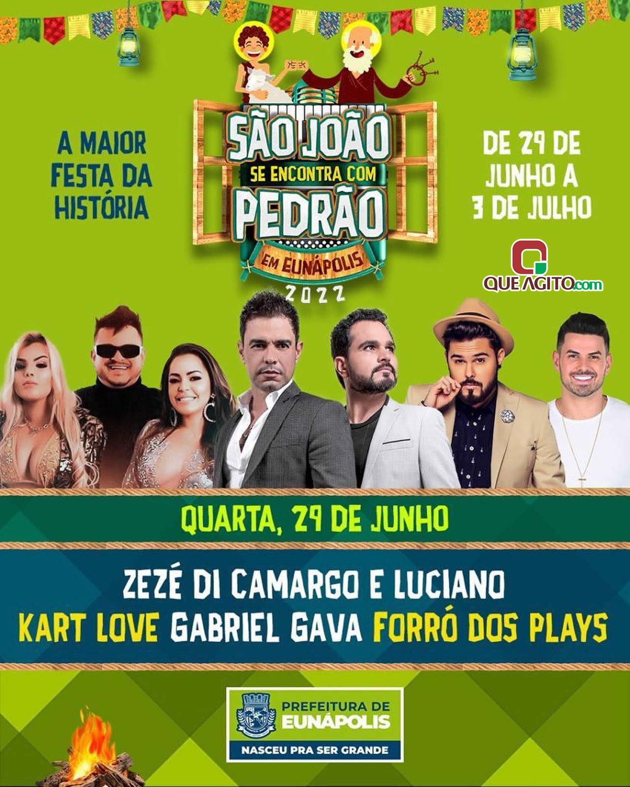 Tem início hoje (29) o Pedrão de Eunápolis 30