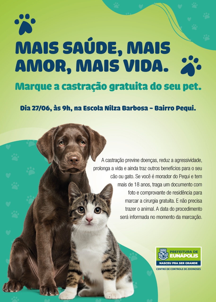 Prefeitura de Eunápolis inicia agendamento de castração para animais tutorados por moradores do Pequi 45