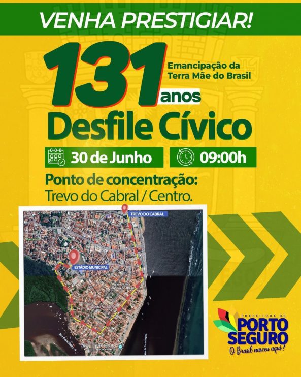 DESFILE CÍVICO COMEMORA ANIVERSÁRIO DE PORTO SEGURO 4