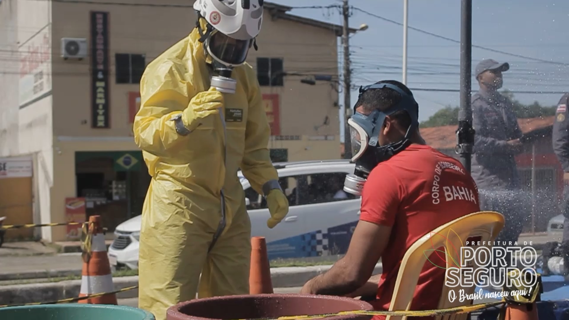 Simulado conclui curso dos Bombeiros contra produtos corrosivos 5