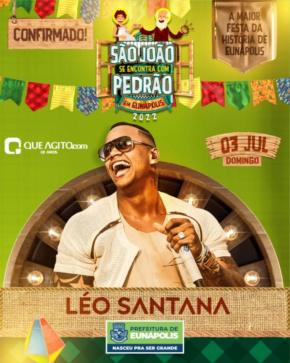 Léo Santana é atração confirmada do "São João se Encontra com Pedrão 9