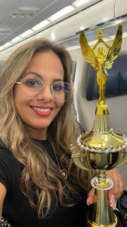Vaninha Bahia, apresentadora do Toâ Tôa, recebeu prêmio Imperial no Palácio dos Bandeirantes 8