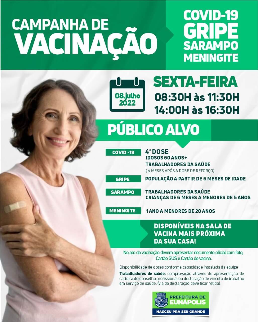 Prefeitura de Eunápolis intensifica vacinação contra diversas doenças nas UBSs nesta sexta-feira 42
