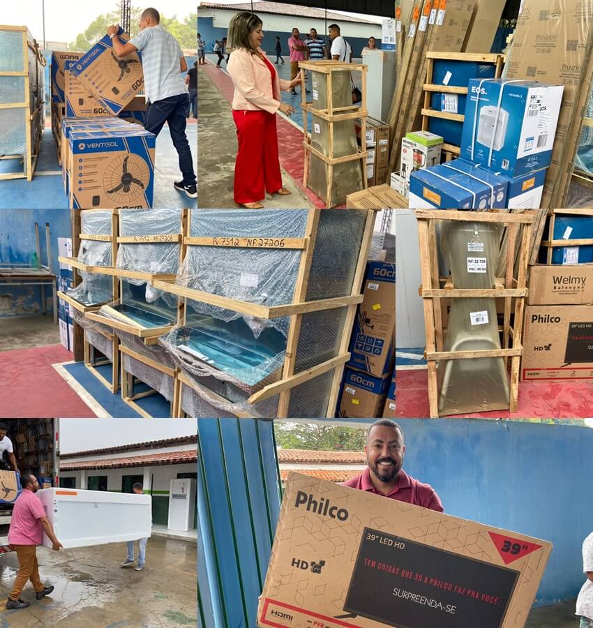 Novos tempos para a educação. Prefeito Luizinho entrega equipamentos novos e modernos para as escolas municipais 78