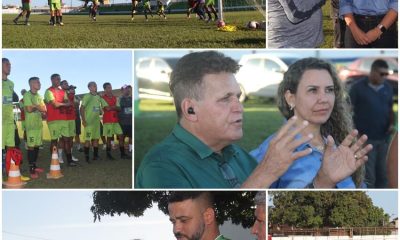 Prefeita e secretário Paulo Dapé desejam boa sorte à Seleção de Eunápolis na estreia do Intermunicipal 117