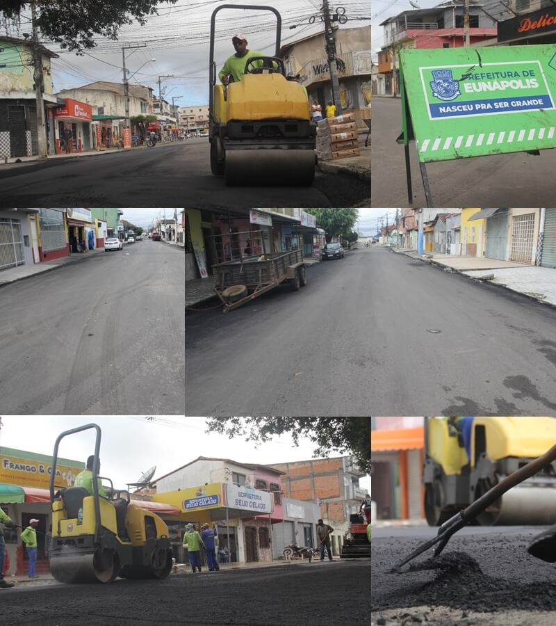 Pavimentações melhoram mobilidade urbana e qualidade de vida dos moradores de Eunápolis 20