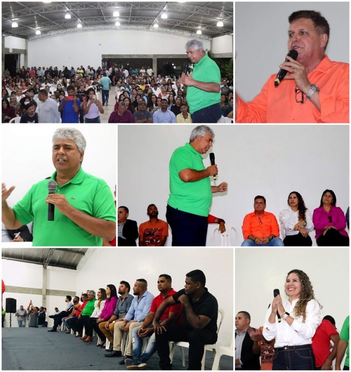 Pré-candidato a deputado estadual Robinho é recepcionado por multidão em Eunápolis 5