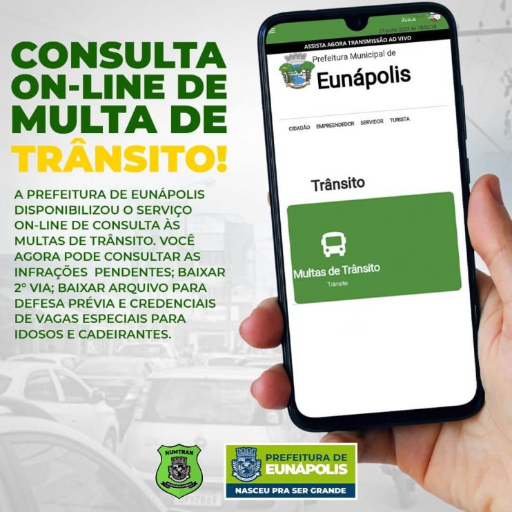 Prefeitura de Eunápolis disponibiliza serviços de trânsito on-line para população 8