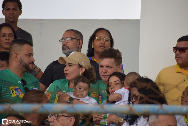 Prefeita Cordélia Torres prestigia jogo Eunápolis x Itamaraju no Estádio Araujão 187