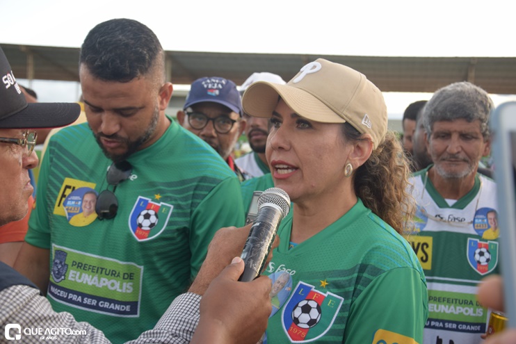 Prefeita Cordélia Torres prestigia jogo Eunápolis x Itamaraju no Estádio Araujão 225