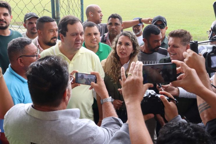 Cordélia Torres recepciona Elmar Nascimento e Robinho para visita a equipamentos de saúde 10
