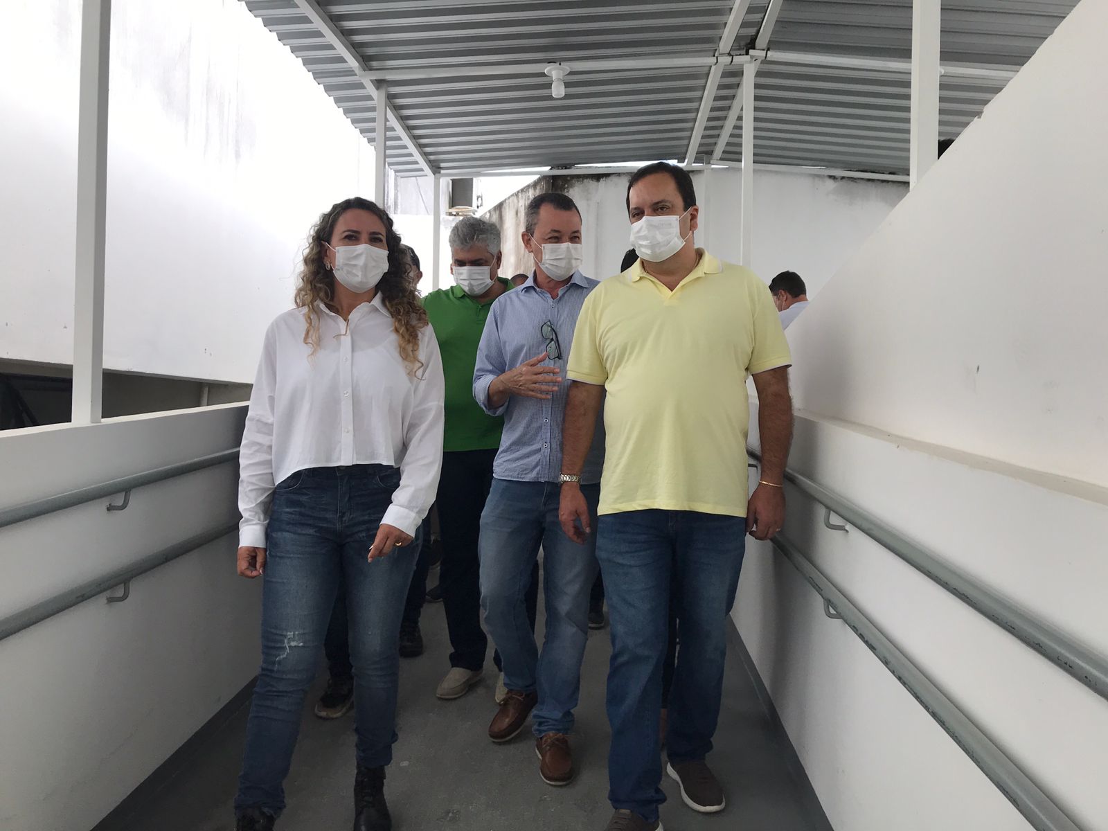 Cordélia Torres recepciona Elmar Nascimento e Robinho para visita a equipamentos de saúde 47