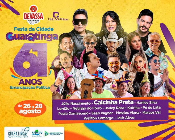 Confira a Programação completa do Aniversário de 61 anos de Guaratinga 11
