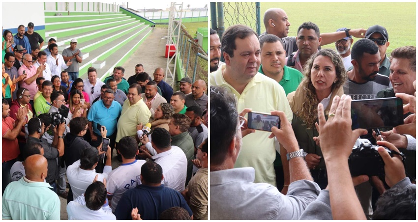 Cordélia Torres recepciona Elmar Nascimento e Robinho para visita a equipamentos de saúde 7