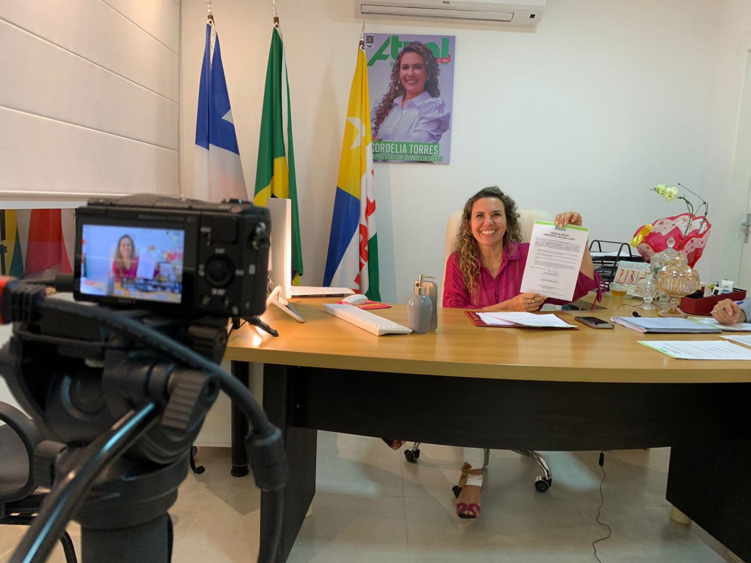 Live com Cordelia aborda benefícios na saúde e pacotes de obras para áreas urbana e rural 4