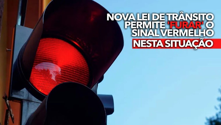 Nova lei de trânsito permite ‘furar’ o sinal vermelho NESTA situação; entenda! 1