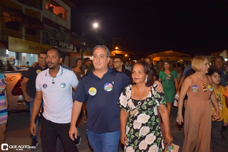 Multidão lota ruas de Itagimirim em caminhada e encontrão com Vitor Azevedo 109