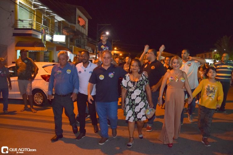 Multidão lota ruas de Itagimirim em caminhada e encontrão com Vitor Azevedo 112