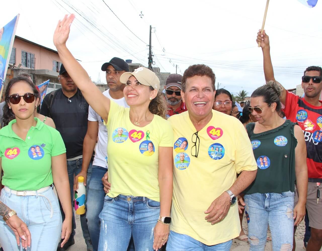 Cordélia e Paulo Dapé lideram grandiosa caminhada em prol dos seus candidatos para as eleições 2022 26