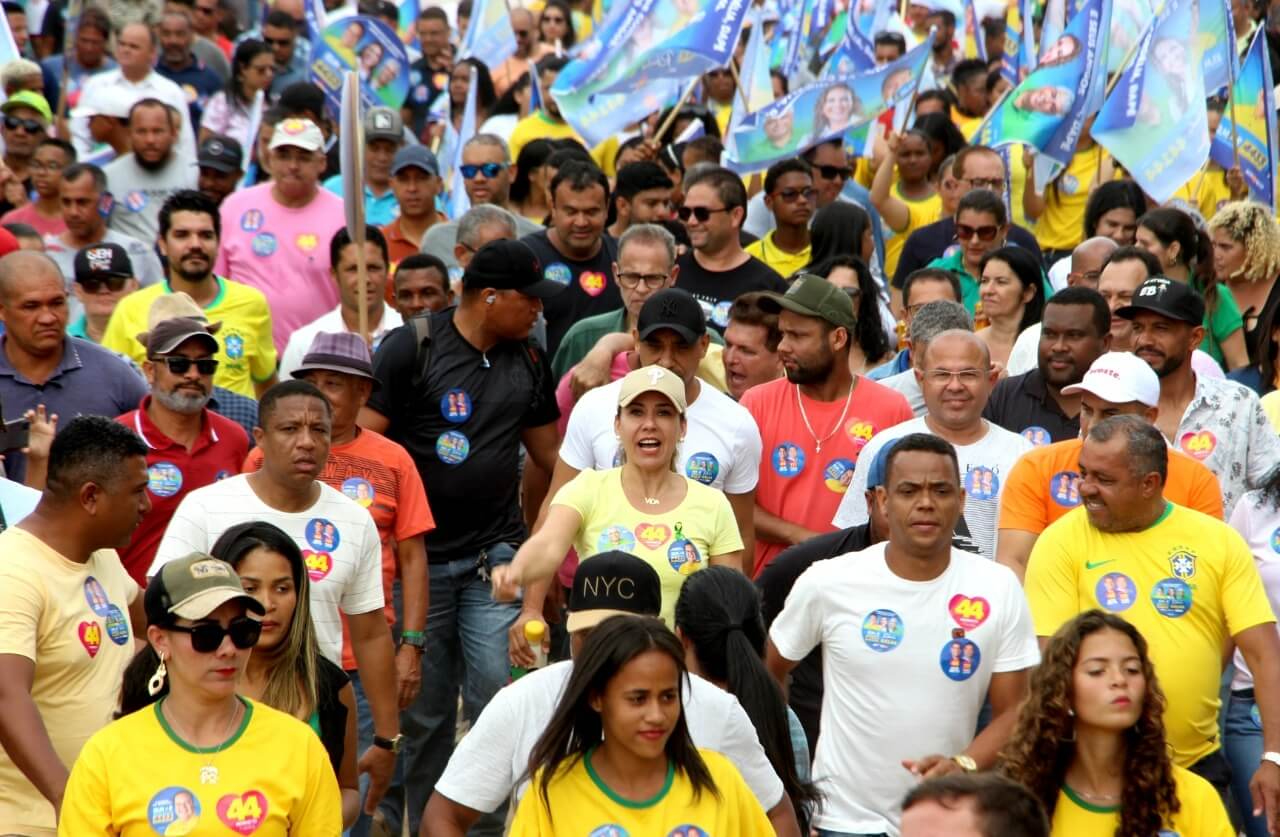 Cordélia e Paulo Dapé lideram grandiosa caminhada em prol dos seus candidatos para as eleições 2022 8