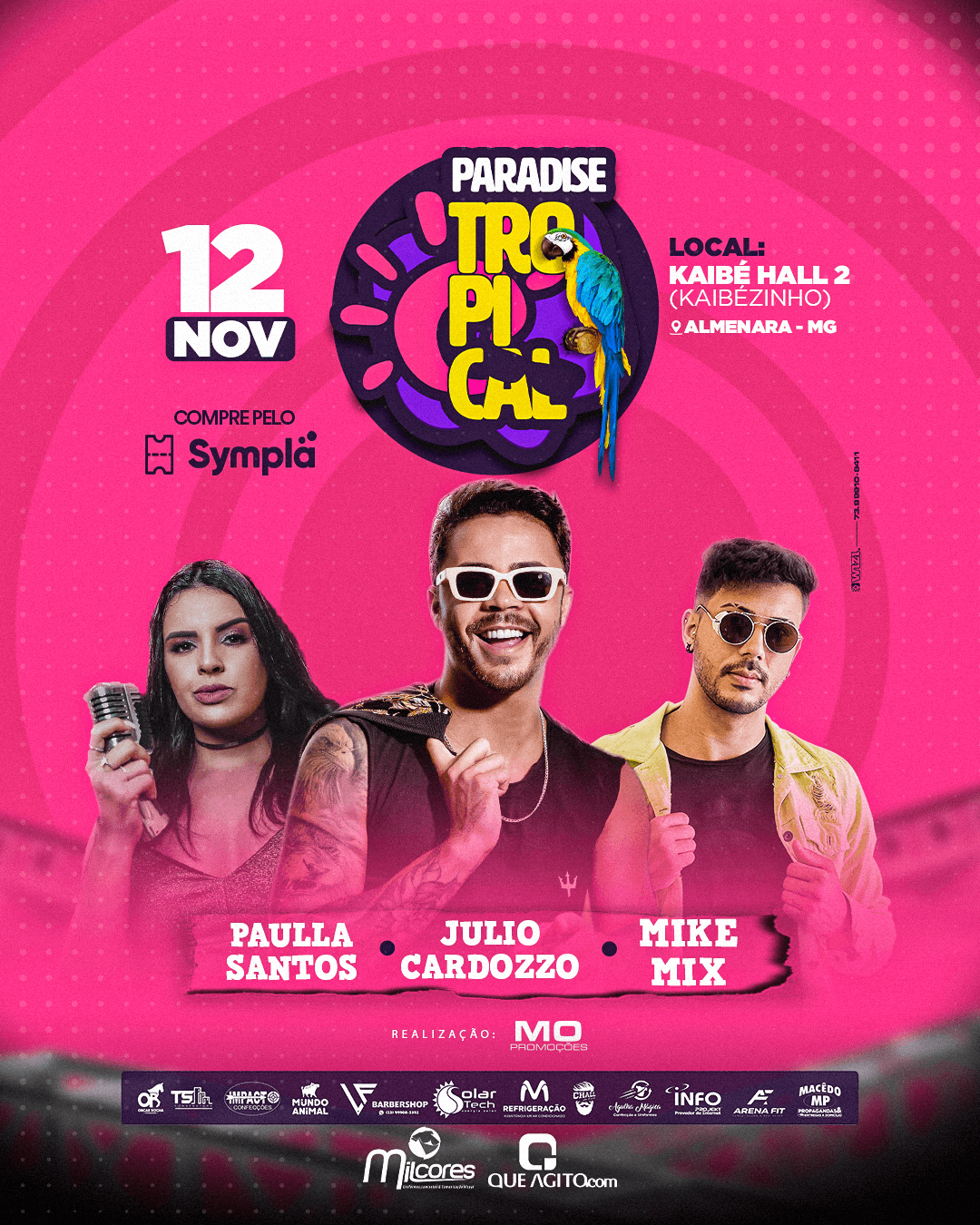 Primeira edição da Paradise Tropical promete agitar Almenara 5