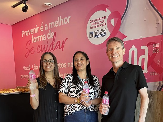 Outubro Rosa: Água mineral Lôa firma parceria com as Obras Sociais Irmã Dulce 5