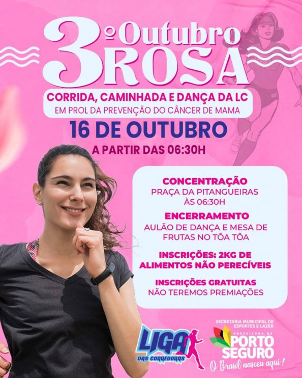 O mês da prevenção ao câncer de mama chegou e veio acompanhado da corrida a favor da vida! 12