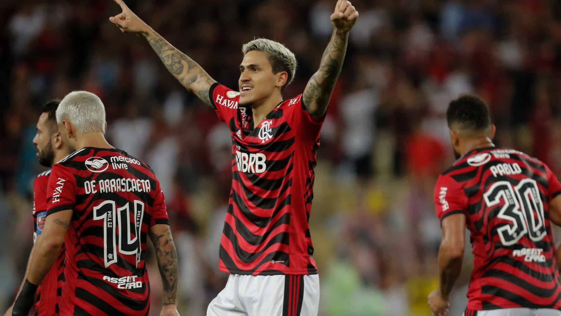 Em clima de Libertadores, Flamengo encara Santos pelo Brasileirão 2