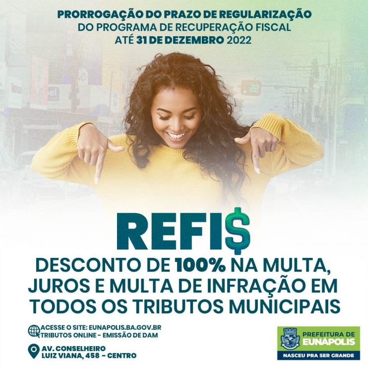 REFIS 2022: cidadãos podem quitar dívidas com desconto até dezembro 5