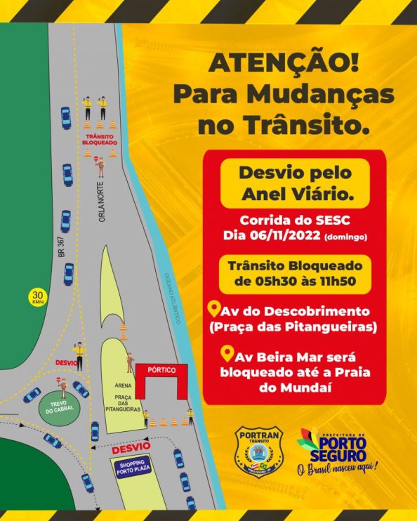 PORTO SEGURO: Alterações no trânsito para realização do Circuito Sesc de Corridas 6