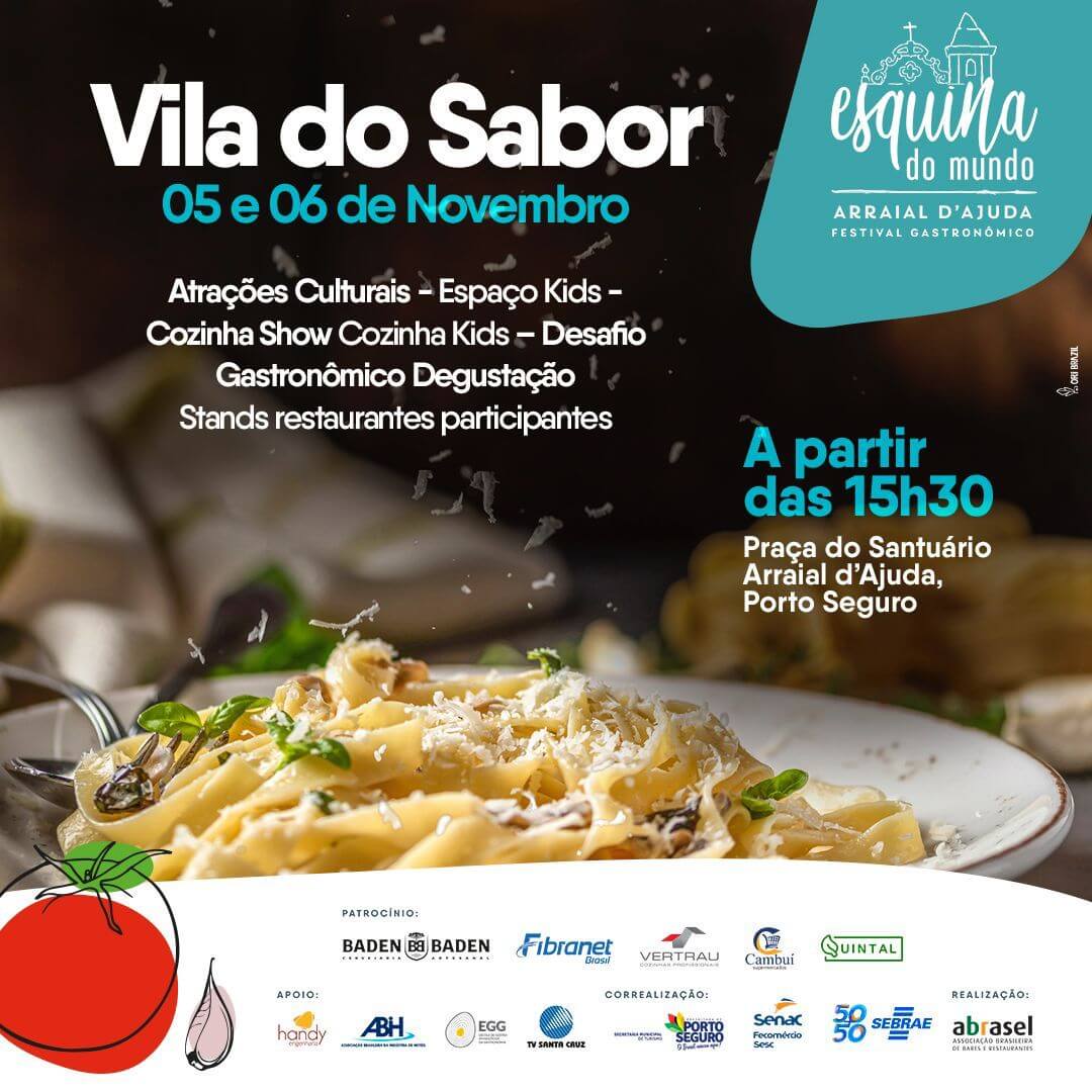 Arraial d’Ajuda abre oficialmente 4º Festival Gastronômico Esquina do Mundo 6