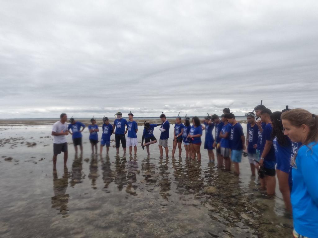 Alunos da Escola Municipal do Cambolo visitam Parque Natural Municipal Marinho Recife de Fora 9