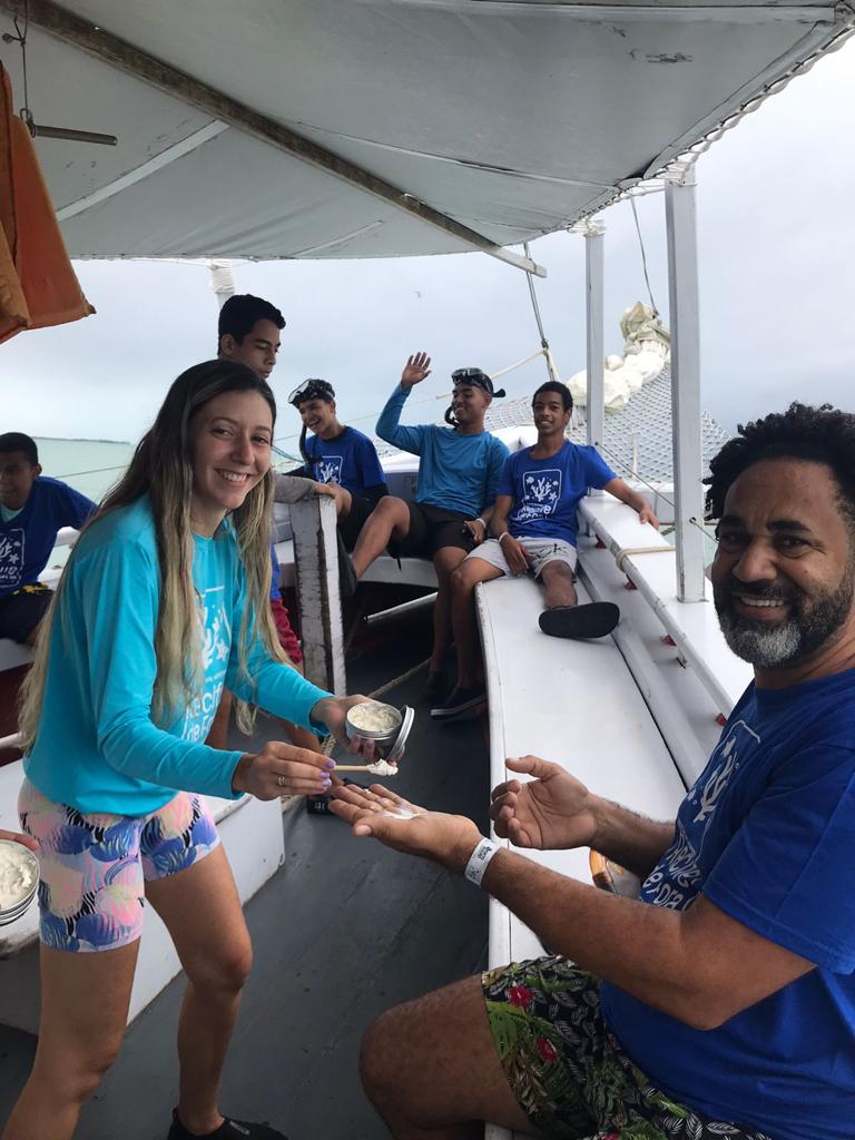 Alunos da Escola Municipal do Cambolo visitam Parque Natural Municipal Marinho Recife de Fora 59