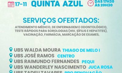 Prefeitura de Eunápolis inicia projeto “Quinta Azul” que visa ampliar o cuidado da saúde do homem 24