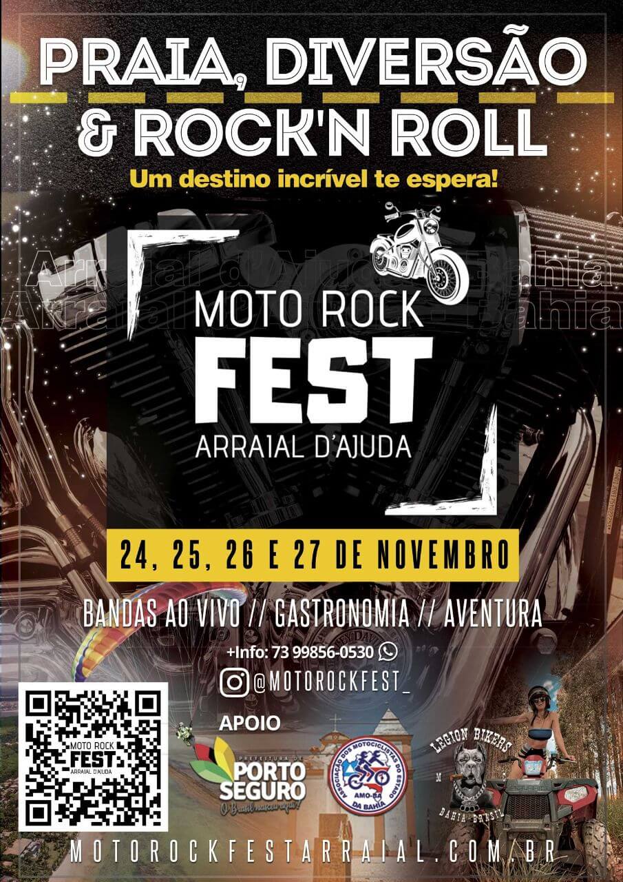 Encontro de motociclista de Arraial d’Ajuda acontece nessa semana 6