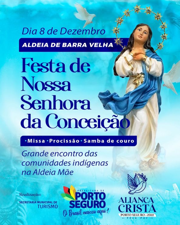 Festa de Nossa Senhora da Conceição será na Aldeia de Barra Velha 4