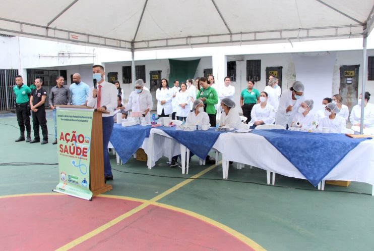 Prefeitura de Eunápolis promove ação voltada para prevenção de doenças infecciosas no Conjunto Penal 6